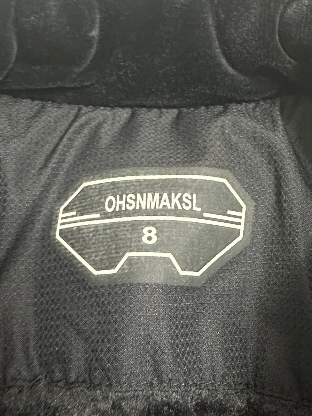 OHSNMAKSL Waterproof Ski Jacket Full Zip Youth Boys Size 8 Black READ